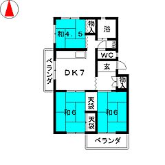 物件の間取り