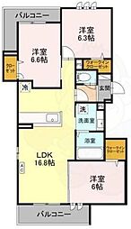 アンバーキューブC 3階/-
