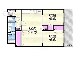 クレール甲子園口 1階