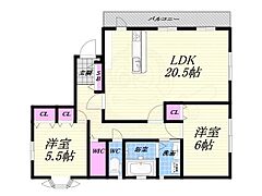 物件の間取り