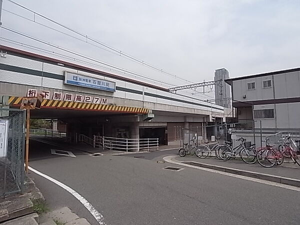 画像21:阪神本線石屋川駅（811m）