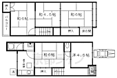 京都市北区衣笠鏡石町 2階建 築50年のイメージ