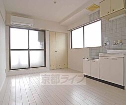 京福電気鉄道北野線 北野白梅町駅 徒歩8分の賃貸マンション 5階ワンルームのリビング/ダイニング