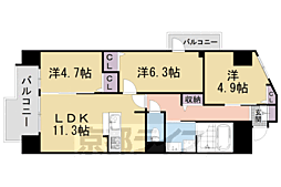 ＴＨＥ　ＲＥＳＩＤＥＮＣＥ　北白川 2階/-