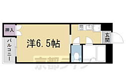 岩倉駅北2 2階1Kの間取り