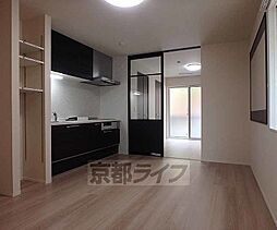 京都市営烏丸線 北大路駅 徒歩15分の賃貸アパート 1階1LDKのリビング/ダイニング