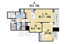 間取図画像 2SLDK