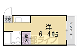 ハイツ葵 1Kの間取図画像