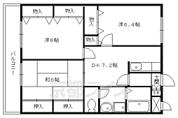 Ｎｏ．44　パレス花園 2階