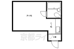 ローズハイツノガミ ワンルームの間取図画像