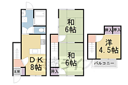 一乗寺花ノ木町貸家