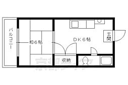 銀閣寺ハイツ 3階/-