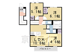 リコルド 3LDKの間取図画像