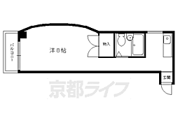 アネックス21 1Kの間取図画像
