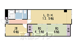 カストルム洛北 4階/-