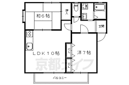 ハイツツインズ 2LDKの間取図画像