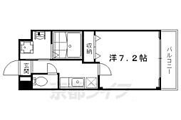 ミルメゾンT2 1Kの間取図画像