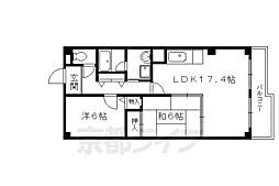 メゾンドイケダ 2LDKの間取図画像