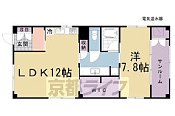 SK円町 1LDKの間取図画像