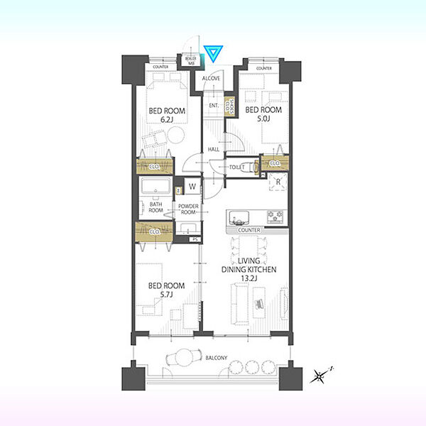 間取り：311002116136