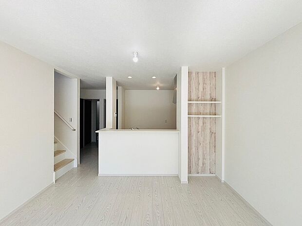 対面キッチンがご家族の温かい時間を演出。 