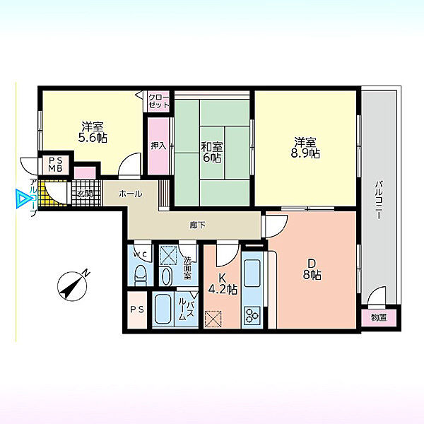 apartment 埼玉県北本市二ツ家４丁目
地図を見る