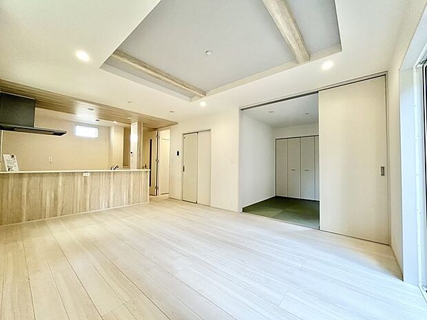 家族団らんの時間も増えそうな、くつろぎのＬＤＫ。 