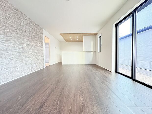 家族団らんの時間も増えそうな、くつろぎのＬＤＫ。 