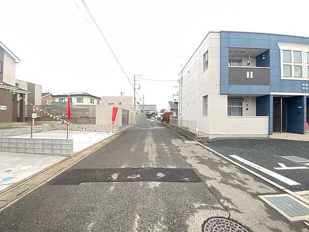 閑静な住宅地で、小さなお子様がいるご家族にも安心。