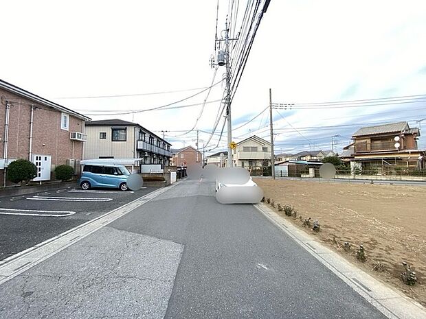 車の通りも少ない閑静な住宅地。子育てにも、第二の人生にも。