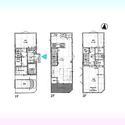 浦和区本太5丁目 3LDKの間取り
