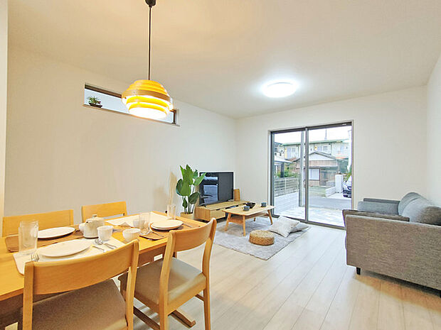 リビング空間にこだわりたい方に、見ていただきたい住宅です。