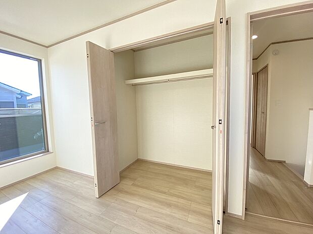 大容量の収納スペースで、住空間もスッキリ広々。 