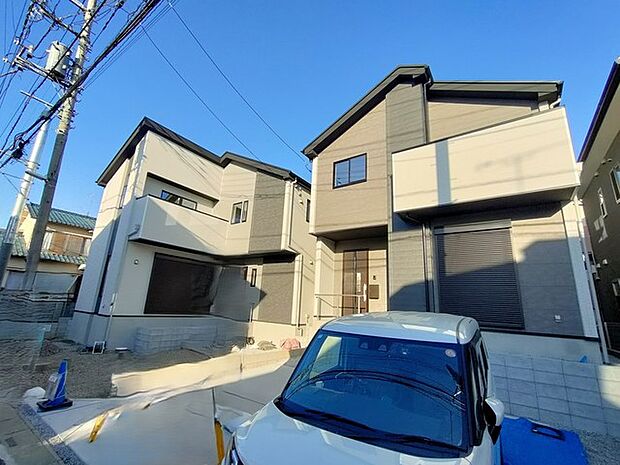 車通りの少ない閑静な住宅地、のびのびした子育てに適します。