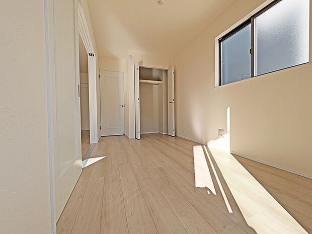 部屋ごとに設けた収納は、住みやすさへのこだわり。 