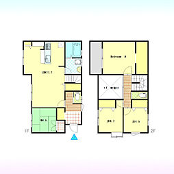 蓮田市西城2丁目 4LDKの間取り