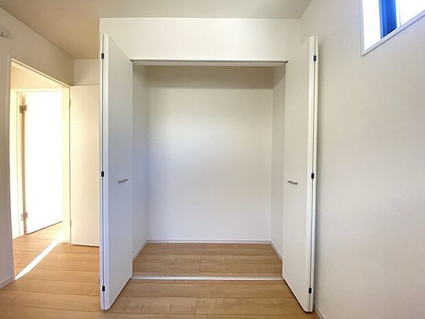 大容量の収納スペースで、住空間もスッキリ広々。 