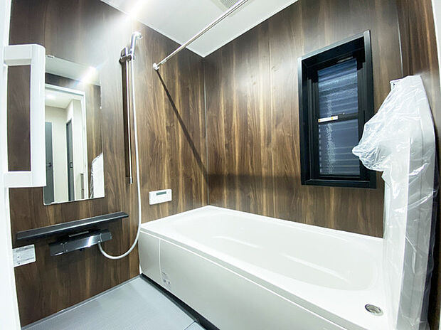 一日の疲れを癒す浴室。 