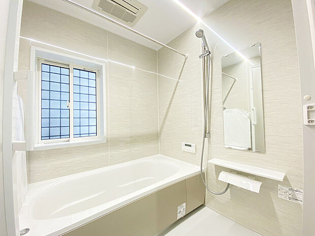 一日の疲れを癒す浴室。 