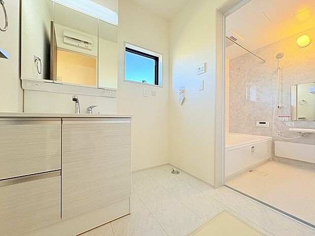 洗濯機置き場。