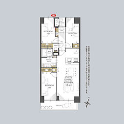 間取図画像 3LDK