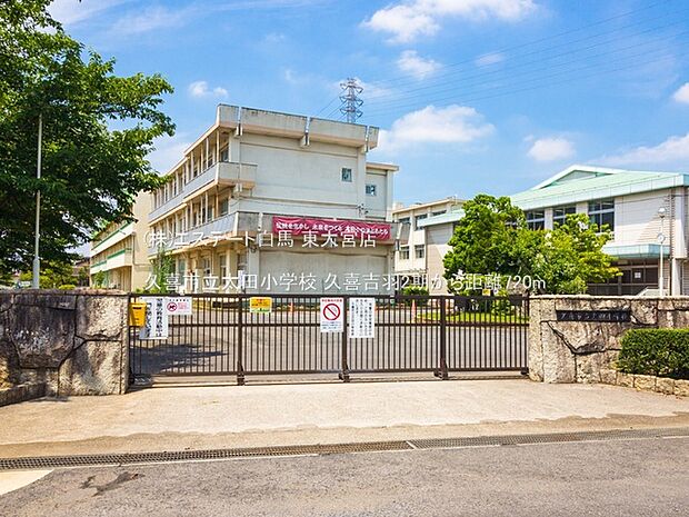 久喜市立太田小学校（720m）