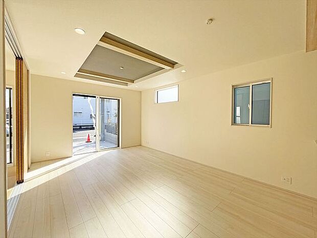 開放感と採光にこだわった、16.5帖のLDK。