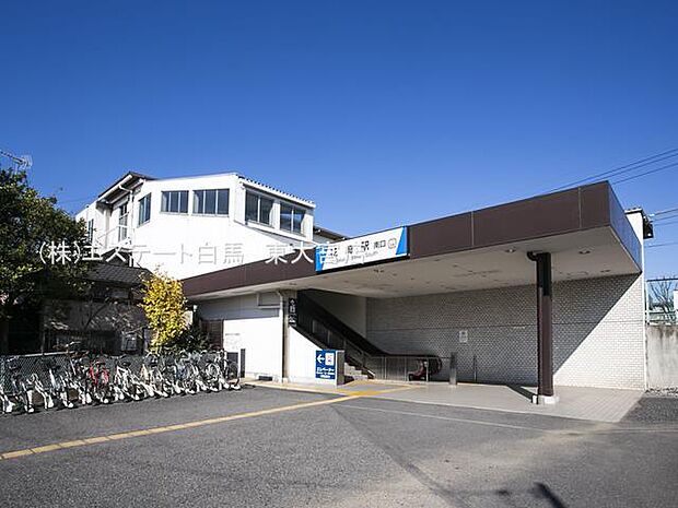 東武伊勢崎・大師線「花崎」駅(6400m)