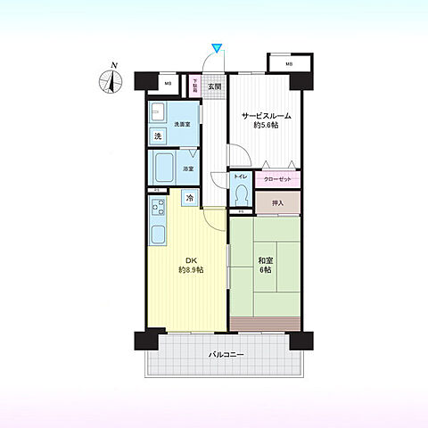 間取り セレッソ大和田 3階/-