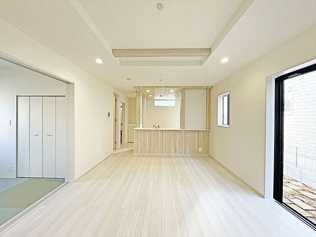 家族団らんの時間も増えそうな、くつろぎのLDK。