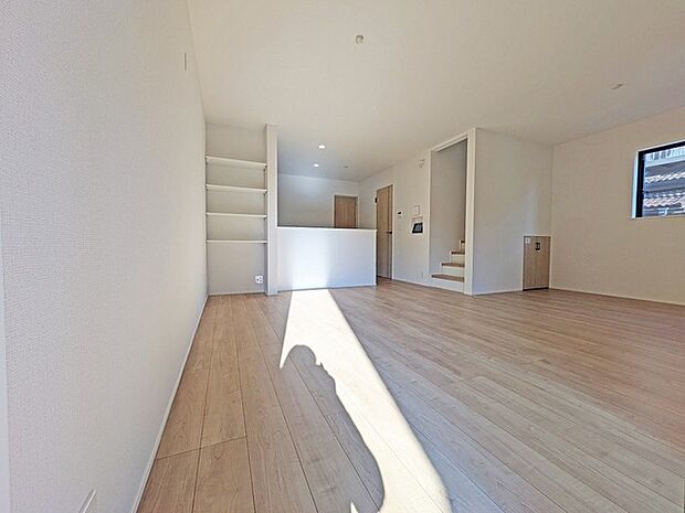 リビング空間にこだわりたい方に、見ていただきたい住宅です。