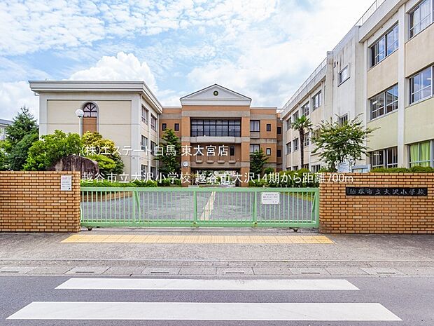 越谷市立大沢小学校(700m)
