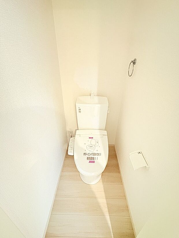 新築戸建てなら今や標準装備は当たり前。気持ちいいウォシュレット機能。