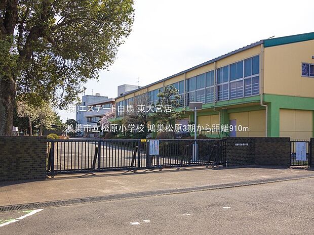 鴻巣市立松原小学校(910m)